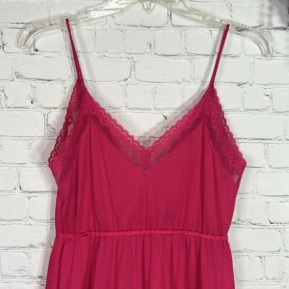 VTG Vanity Fair lace trim open front night gown - Picture 9 of 15